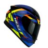 Capacete Helt Polar Fechado + Viseira Extra Race Hayland + Viseira Fumê