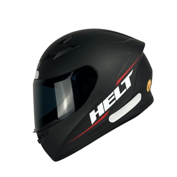 Capacete Helt Polar Fechado + Viseira Extra Preto Fosco + Viseira Fumê