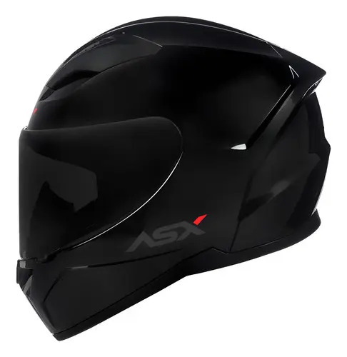 Capacete ASX City Fechado Solid - Preto Fosco/Grafite Capacete ASX City Fechado Solid - Preto Fosco/Grafite