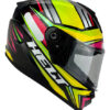 Capacete Helt Tracker Glass Fechado Stx - Amarelo/Verde
