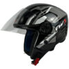 Capacete FW3 X-Open Up Fox Aberto Grafite Capacete FW3 X-Open Up Fox Aberto Grafite