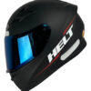 Capacete Helt Polar Fechado + Viseira Extra Preto Fosco + Viseira Azul Iridium