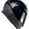 Capacete ASX Eagle Fechado + Viseira Fumê Solid - Preto Brilhoso/Cinza
