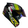 Capacete Helt Tracker Glass Fechado + Viseira Extra Stx - Amarelo/Verde + Camaleão