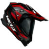 Capacete Helt Cross Vision Glass + Viseira Extra Flux c/viseira fumê