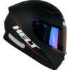 Capacete Helt Polar Fechado + Viseira Extra Preto Fosco + Viseira Camaleão