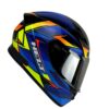 Capacete Helt Polar Fechado + Viseira Extra Race Hayland + Viseira Espelhada (Prata)