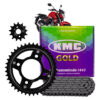KIT RELAÇÃO CB250F 16/... 40/13/520HX110 C/RET KMC GOLD