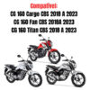 D_607245-MLB88613494570_072025-O.jpg Pastilha de freio dianteira Honda Cg Titan 160 Cbs 2018 2019 2020 2021 2022 2023 2024 - N-1882 - Cobreq