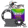 KIT RELAÇÃO XR250 38/13/520HX104 C/RET KMC GOLD