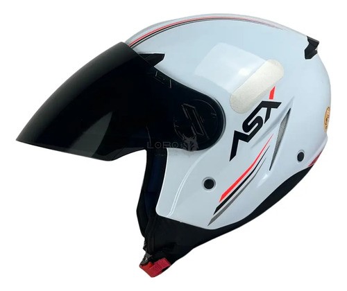 Capacete ASX City Air Aberto + Viseira Fumê