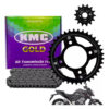KIT RELAÇÃO CB300F 23/24 38/14/520HX110 C/RET KMC GOLD