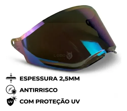 D_722234-MLB111914746402_062026-O.webp Viseira Cross Vision Glass - Anti-Risco 2,2mm - HELT