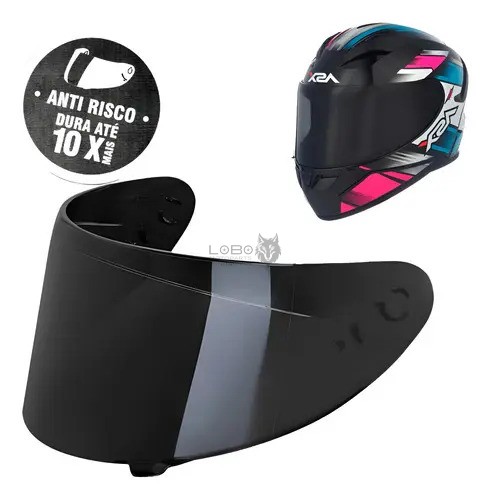 D_723541-MLB104904920230_012026-O.jpg Viseira ASX/AXXIS - Fechado - P-V18B - Anti-Risco 2,2mm - Cores - ASX