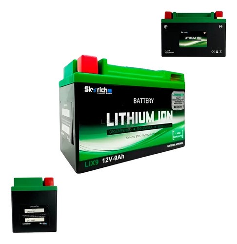 Bateria Litio LIX9 CB400-500/CBR600 Skyrich