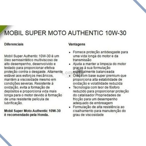 Oleo Semi-sintetico SL 10W30 1L (Cinza/Azul) Mobil