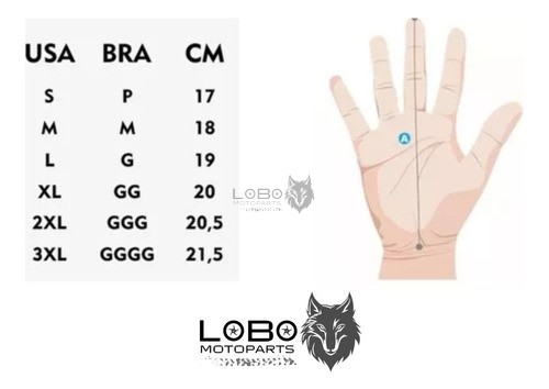 D_747829-MLB79967170785_102024-O.jpg Luva Helt Resistente A Água Head Proof Preta Tamanho Gg