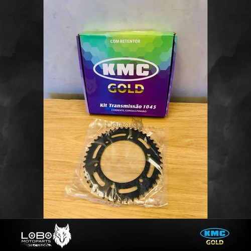 D_753211-MLB83231564237_032025-O.jpg KIT RELAÇÃO FAZER250 18/... 46/15/428HX136 C/RET KMC GOLD