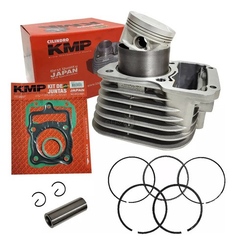 CILINDRO MOTOR TIT/FAN/NXR150 (C/KIT JUNTA SUP) KMP
