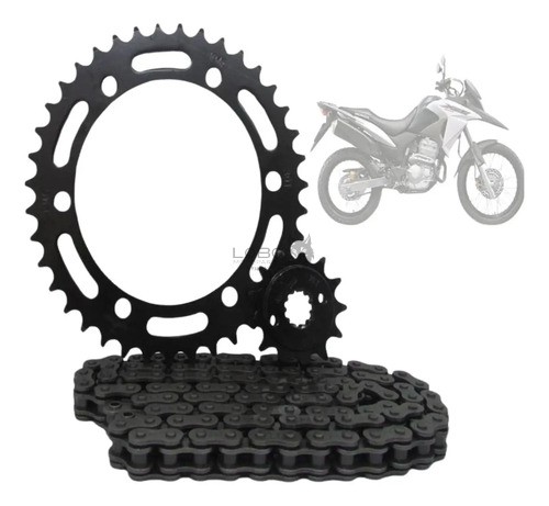 KIT RELAÇÃO XR250 38/13/520HX104 C/RET KMC GOLD