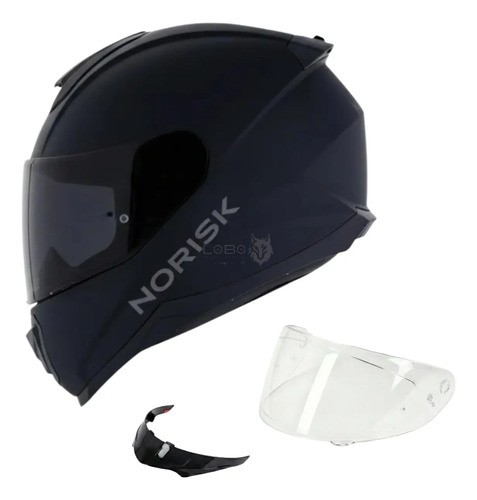 D_767310-MLB105974817378_022026-O.jpg Capacete Norisk Razor Solid Edition Fechado + Viseira Fumê