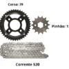 KIT RELAÇÃO XRE300 39/13/520HX104 KMC GOLD