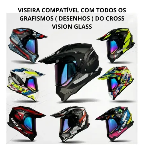 D_780088-MLB113034169509_062026-O.webp Viseira Cross Vision Glass - Anti-Risco 2,2mm - HELT