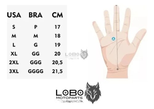 D_786093-MLB79717179716_102024-O.jpg Luva Helt Resistente A Água Head Proof Preta Tamanho Gg