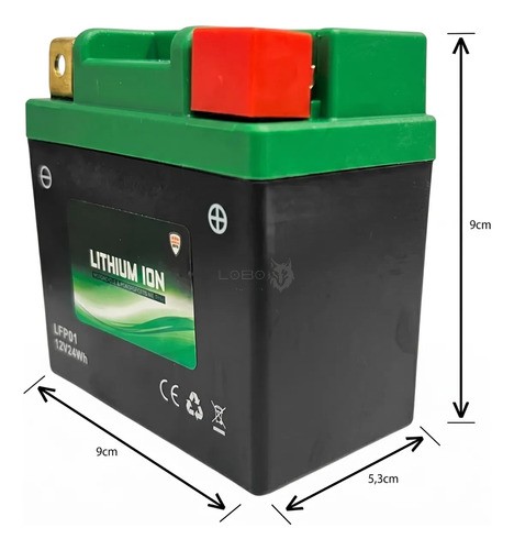 D_792101-MLB109587901756_042026-O.jpg Bateria Litio LFP01 CRF250/CRF450/RX Skyrich