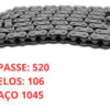 D_808224-MLB88786541066_082025-O.jpg KIT RELAÇÃO CBX250 37/13/520HX106 KMC GOLD