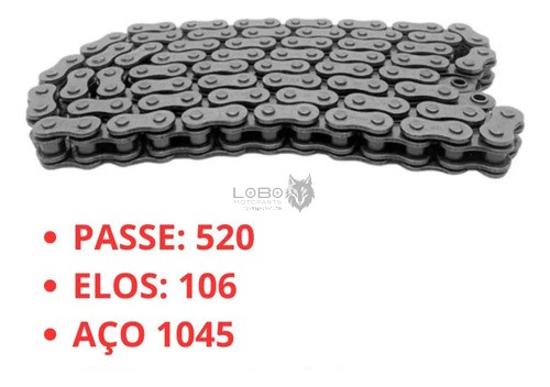 D_808224-MLB88786541066_082025-O.jpg KIT RELAÇÃO CBX250 37/13/520HX106 KMC GOLD