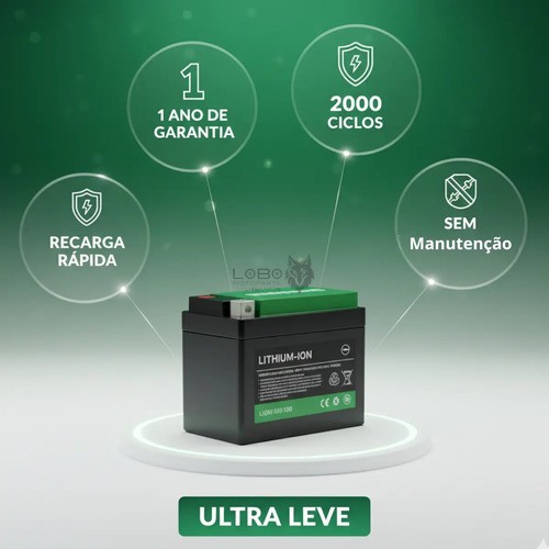 Bateria Litio LIX9 CB400-500/CBR600 Skyrich