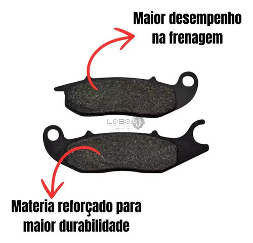 D_831766-MLB88963713873_072025-O.jpg Pastilha de freio dianteira Honda Cg Titan 160 Cbs 2018 2019 2020 2021 2022 2023 2024 - N-1882 - Cobreq