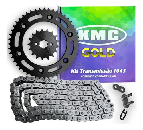 D_954808-MLB79483154962_102024-O.jpg KIT RELAÇÃO NXR150 09/... 49/17/428HX128 KMC GOLD
