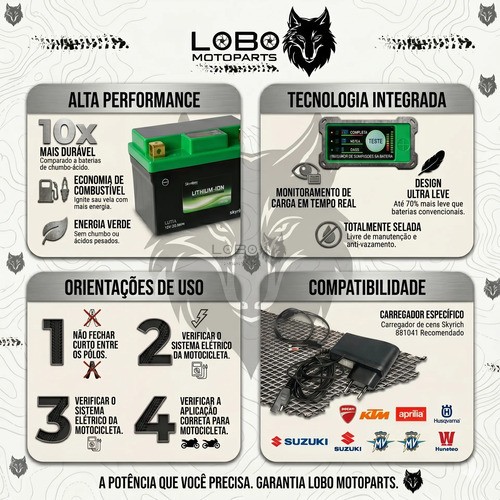 D_966854-MLB110465388319_042026-O.jpg Bateria Litio LFP01 CRF250/CRF450/RX Skyrich