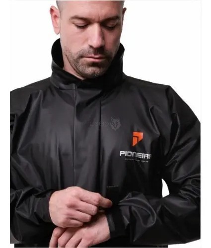 Capa De Chuva Moto Pioneira Impermeável Pvc Motoqueiro Frio
