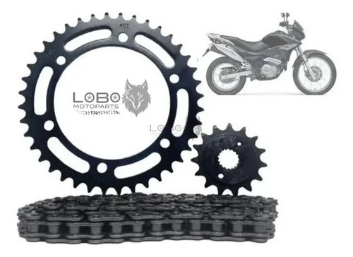 KIT RELAÇÃO NX400 40/15/520HX106 C/RET KMC GOLD
