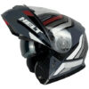 Capacete Helt Hippo Glass Escamoteável Hunter - Cinza-Vermelho Capacete Helt Hippo Glass Escamoteável Hunter - Cinza-Vermelho