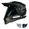 Capacete Helt Cross Vision Glass + Viseira Extra Titanium c/viseira fumê