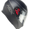 Capacete ASX Eagle Fechado Solid - Preto Fosco/Cinza Capacete ASX Eagle Fechado Solid - Preto Fosco/Cinza