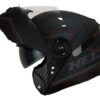 Capacete Helt Hippo Glass Escamoteável Black Matt - Preto/Cinza
