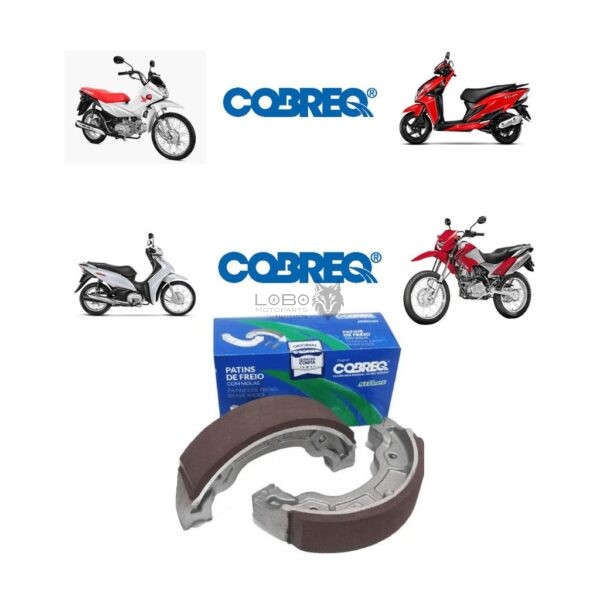 Lona Patim Traseira Honda Biz 100/125 Nxr 150/160 Bros ESD - 0320-CP - Cobreq