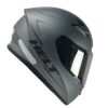 Capacete Helt Polar Fechado + Viseira Extra Cinza Fosco + Viseira Espelhada (Prata)