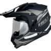 Capacete Helt Cross Vision Glass Titanium - Preto/Cinza