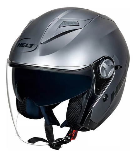 Capacete Helt City Aberto Cinza