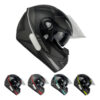 Capacete EBF Xtroy Drone Fechado Preto Fosco/Prata