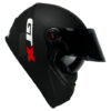 Capacete FW3 GTX Fechado + Viseira Extra Comfort - Preto Fosco + Viseira Preta (Fumê)