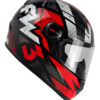 Capacete FW3 GTN Fechado SPEED - Branco/Vermelho Capacete FW3 GTN Fechado SPEED - Branco/Vermelho
