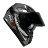 Capacete FW3 GTX Fechado + Viseira Extra Grafite + Viseira Preta (Fumê)