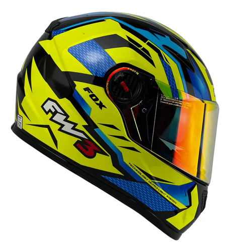 Capacete FW3 GTX Fechado + Viseira Extra
